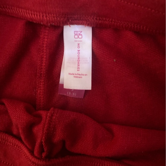 Red Girls Basketball Shorts - Picture 2 of 3